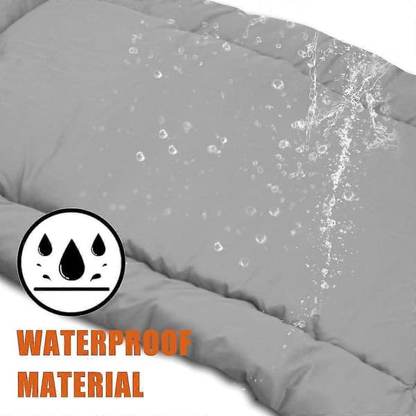 Foldable Waterproof Dog Bed Mattress, Washable Durable Oxford Dog Pad for Car Crate Sofa Also