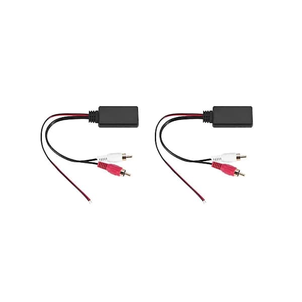 2st Bil Trådlös Bluetooth Musikadapter Aux Och Kabel