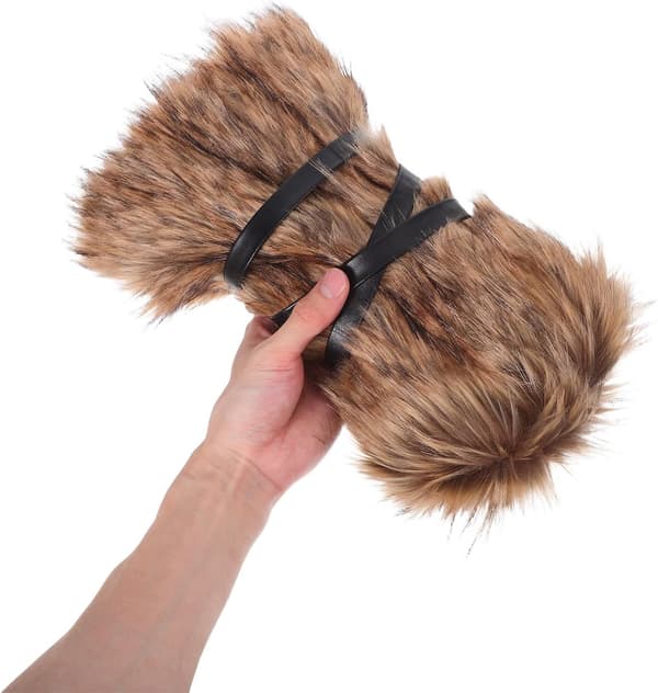 Cosplay Tilbehør Viking Middelalder med Bindestropper Benvarmere Polyesterfiber Kunstpels 2 Par til Mænd og Kvinder Egnet Kaffe