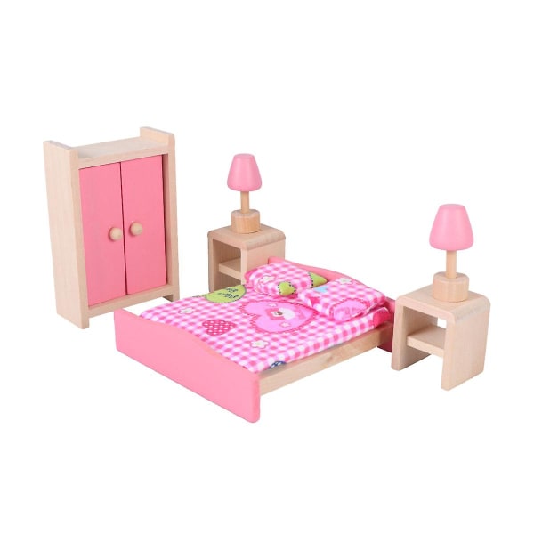 Miniture House Furniture Mini House Miniature Furniture Mini House Props Mini Bedroom16*16*6cm