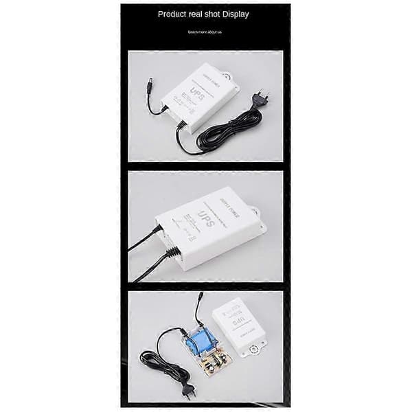 Mini UPS for Router 12V 2A Uninterruptible Power Supply Backup