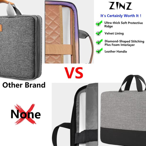 15,6-tommers utvidbart beskyttende og resirkulerbart etui/laptopveske med tilbehørslomme grå grey