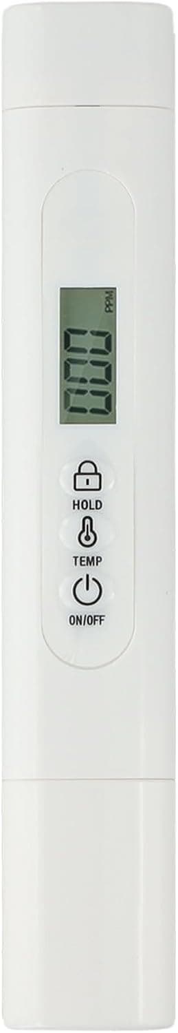Noggrann pH-testmätare och 0-9990 ppm & temperaturdricksvattenkit med digital för vatten,