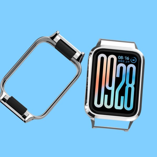Suojakotelo Xiaomi Band 9 Prolle hopea hopea Silver