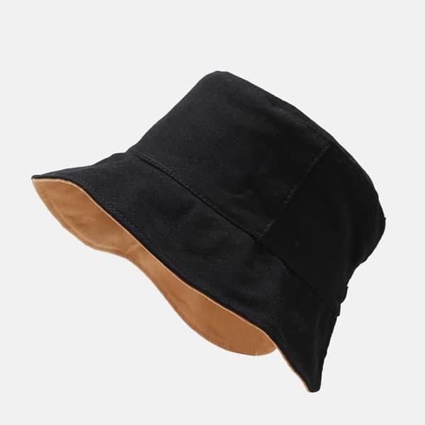 Hat til kvinder med hestehale, vendbar bøllehat, UV-beskyttelse, foldbar strandhat med bred skygge