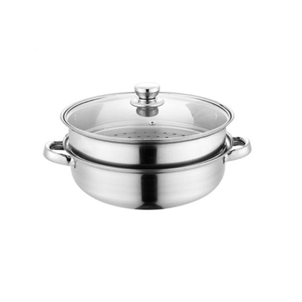 Rostfritt Stål Soppa Gryta Ånggryta, Dubbel Ånggryta Soppa Gryta, Tjock Dubbel Användning Varm Soppa Gryta, Hemkök Användning