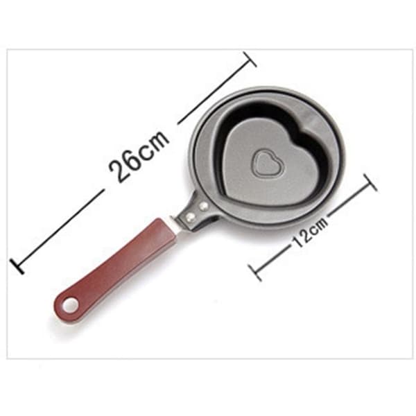 Cartoon Egg Pan, Non-stick Cookware (Heart)