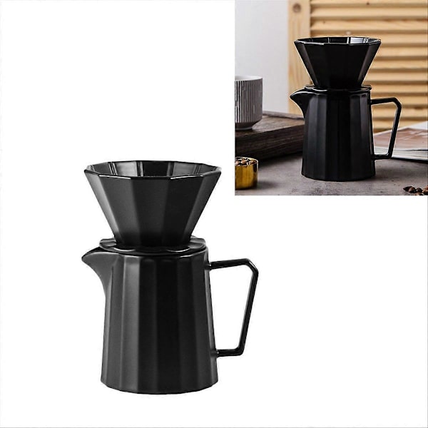 Pour over coffee maker set in ceramic, Pour over coffee drip set