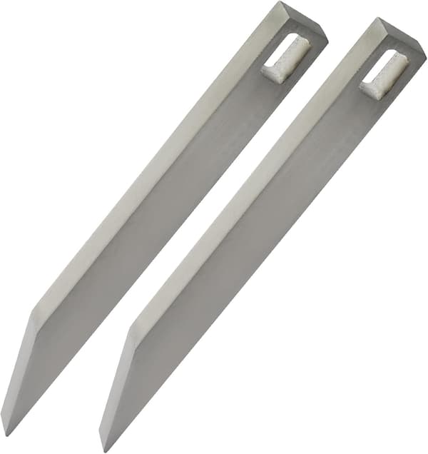 2 stk brekkjern i rustfritt stål Stainless Steel