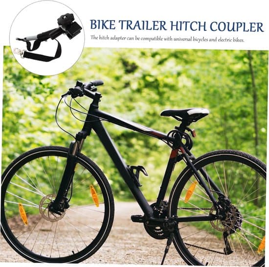 Adapter for heavy-duty bicycle trailer locks Bicycle Trailer Frame Adapter Bicycle Trailer Universal Bicycle Trailer Hitch Cargo Trailer Black