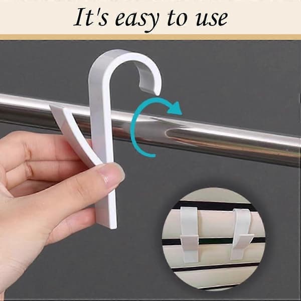 8 Pieces Radiator Hooks, White Towel Hooks, Towel Rail Radiator Hooks