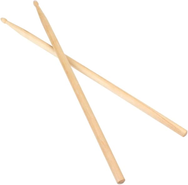 Drumsticks 5A, Classic Maple Drumsticks, Maple Wood Drumsticks, Wood Tip Drumsticks for Students and Adults