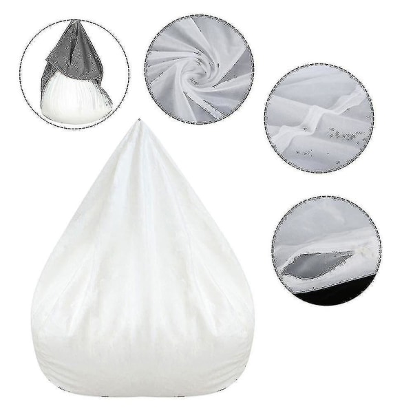 Cover Case Lazy Bean Bag Soffors Cover, ingen fyllning-storlek100x120 Cm