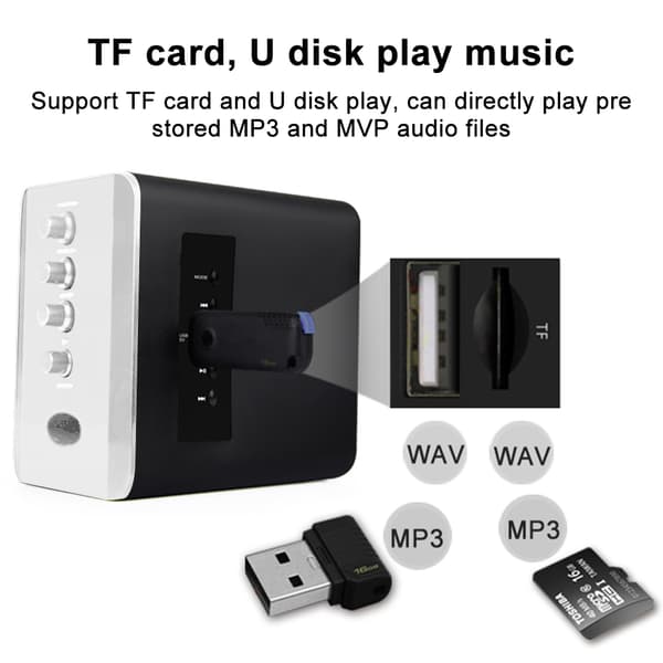 Mini USB 2.1 Kablet Combo Højttaler Bas Musik Subwoofer til Skrivebord Bærbar Tablet Smartphone-Sort og Hvid