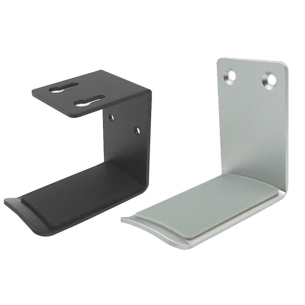 2 stk Hodetelefonstativ Skrivebord Datamaskin Hodesett Oppbevaringsstativ Skrivebord Krok Holder Hodetelefoner Skrivebord Hodesett Black 6.5X5.5CM