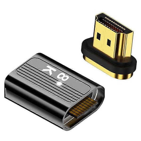 HD-042-MF Magnetisk kontakt 8K Type-A HDMI 2.1 Han til Hun Lige Kontakt Videoadapter