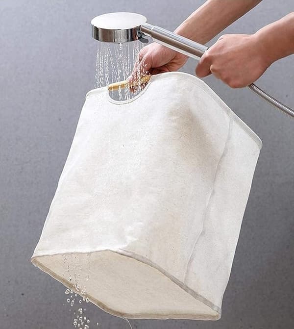 Cotton Laundry Basket - Laundry Bag - Laundry Hamper - with Handles - 30x30x40cm - Durable - High Capacity - Foldable - Laundry Box ...