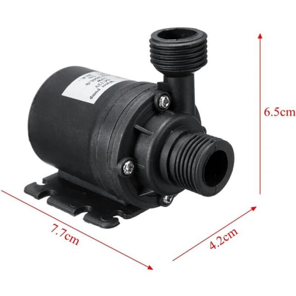 DC borstlös motor varmvattencirkulationspump 50cm DC 24V 5