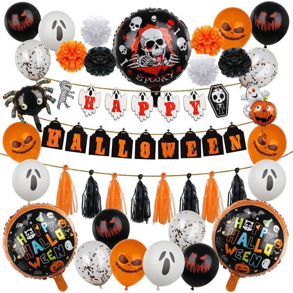 Halloween dekorasjonssett, Halloween dekorasjon Halloween interiør