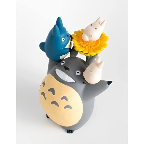 Min nabo Totoro (Blomster og Totoro) samlefigur til stabling og dekoration