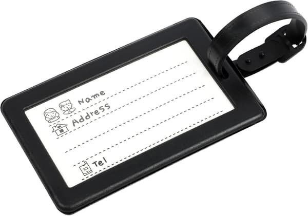 6-pakning bagasjelapper, reisebagasjelapper, bagasje-ID-lapper, silikonlapper med navn-ID