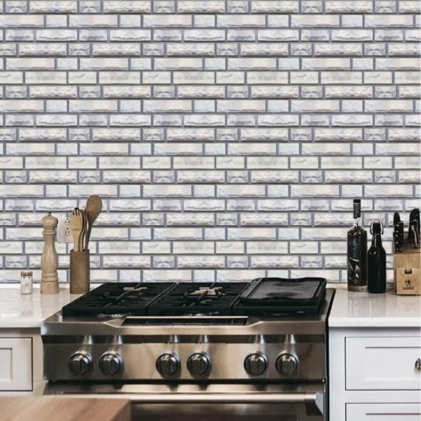 10 kpl Itsekiinnittyvä backsplash-kuori ja -kiinnitys