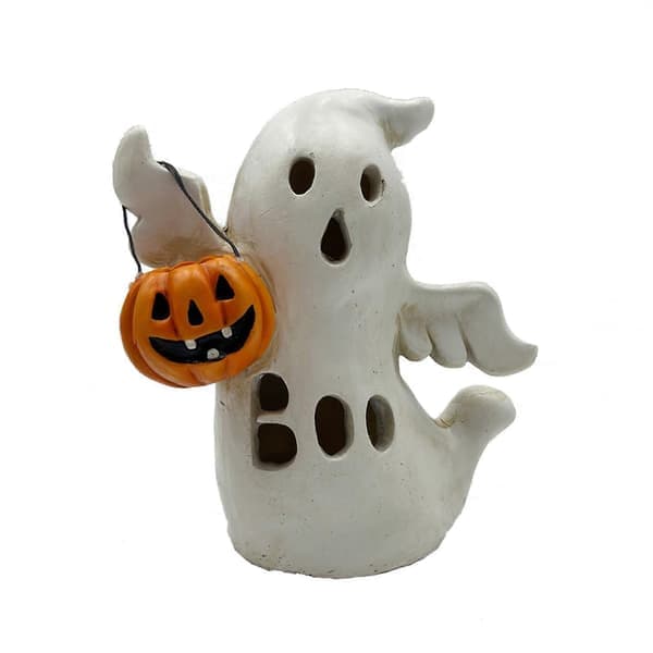 Christmas Decorations Halloween Gift Decorations Pumpkin Ghost Crafts Resin Ghost Statue_c24070224