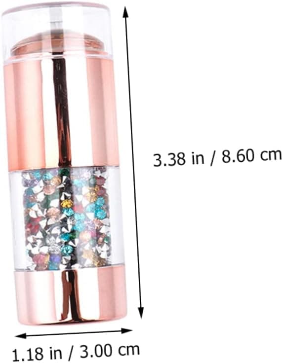 Elegant Diamond Medal Nail Art Stamper Silikoneoverførselspenne og Stempelplader