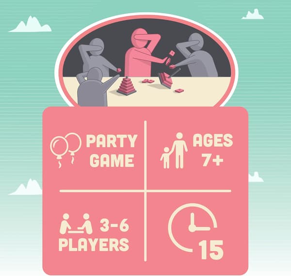 Hand to Hand Wombat av Exploding Kittens - 3-6 spillere - Alder 7+ - 15 minutters spilletid - Et spill om samarbeid og bråkmakere
