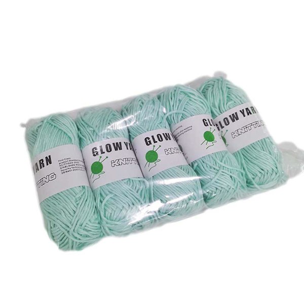 In The Dark Yarns Lysande Garn Handvävt DIY Handvävt-i-mörkret GarnB