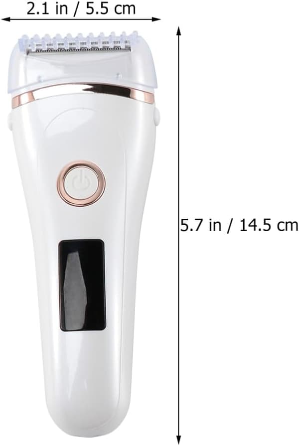 Epilator til kvinder i rustfrit stål, hårfjerningsværktøj til ansigt, arm, armhule, ben, bikini