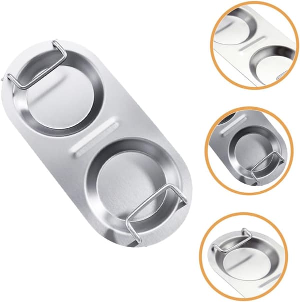 Elegant Stainless Steel Spoon Rest for Kitchen & Dining Table, Compact Utensil Holder, Easy to Clean