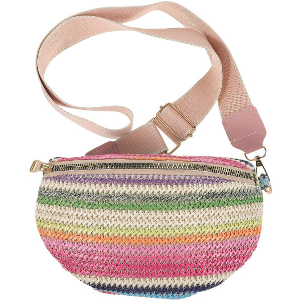 Fanny Pack Bohemian Waist Belt Bag Small Waist Pouch Chest Pouch Woven Waist Bag For Traveling24x16cm