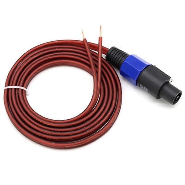 2 pcs Speakon Speaker Cable, Bare Wire, Open End, Audio Cable