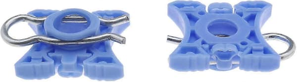 For Volvo 740/940/960/S80/Xc70/Xc90/V70/S60 - Blue Window Regulator Clips Front (4pcs)