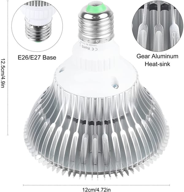 2-pak 150W LED-lamper med fuldt spektrum