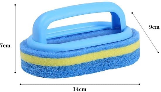 All-in-One Bathroom Cleaning Brush - Kitchen Cleaner - Multi-functional Disinfecting Scrubber - Scrub Brush with Ergonomic Handle