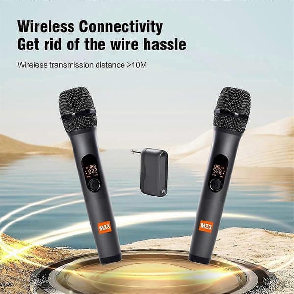 New Universal Microphone Home USB Wireless Microphone Live Broadcast Radio Digital Display Microphone