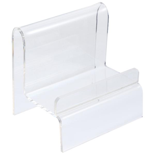 2 stk Transparent Displaystativ Lommebok Displaystativ Enkeltlagsstativ Multifunksjonsholder Transparent 8X7.8 Transparent 8X7.8X6.2CM