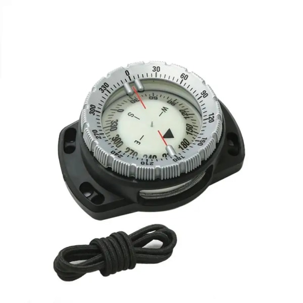 9 kompass: Et praktisk siktekompass som bæres på håndleddet med stropp. Flott for alpint, fotturer, fotturer, terrengsykling, stiløping og mer