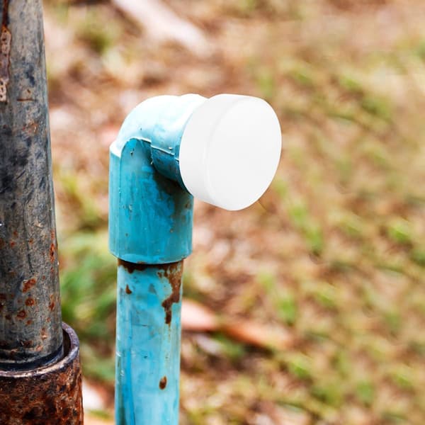 PVC Pipe End Cap 110mm White Protective Replaceable Pipe End Cap Fitting