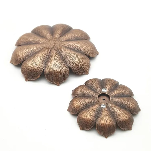 sansheng Lotus suitsukepidike, (3-1/3 tuuman) tikkuteline, kelat/kartio suitsukepidikkeet (ruskea) 6 kpl pakkaus