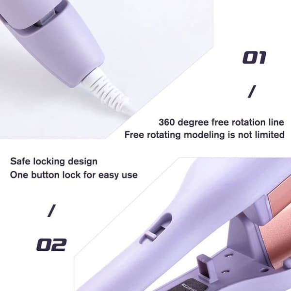 Curling Irons, 32mm Large Curling Iron, Large Wavy Wool Rollers, Rails, Wave Curling Iron, Beach Wave Curling Iron 160°C