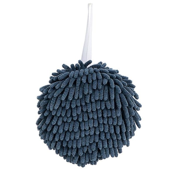 Chenille Handduksboll med hängögla Microfiber Superabsorberande tvättlapp