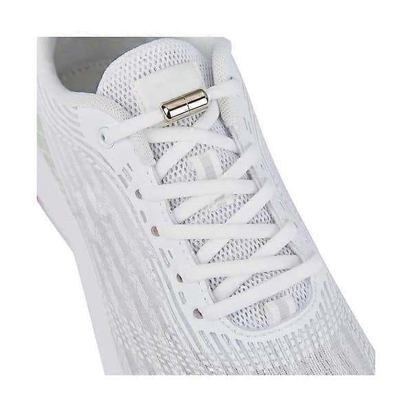 Elastiske sneakers med elastiske snørebånd uden knuder
