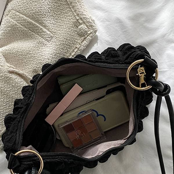 Mode Dame Tasker med stor kapacitet Trendy Sort