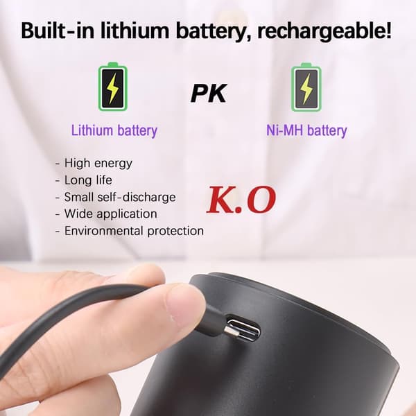 Electric Wine Aerator, Rechargeable Automatic Electronic Wine Bottle
