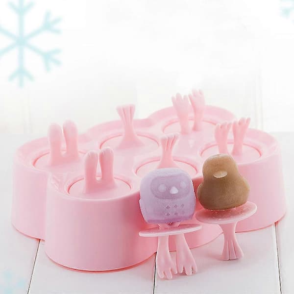 Husholdningssilikon Popsicle Mal Kreativ DIY Isform