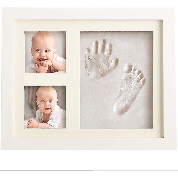 Baby Handprint Footprint Clay Footprint Sæt til nyfødte og småbørn