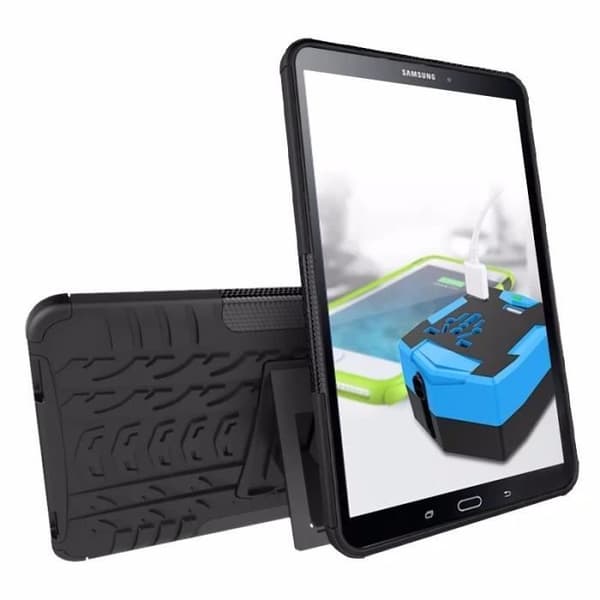 Samsung Galaxy Tab A 10.1 2019 Case (SM-T510/SM-T515) Protective Case with Shockproof Stand - Black[DB]